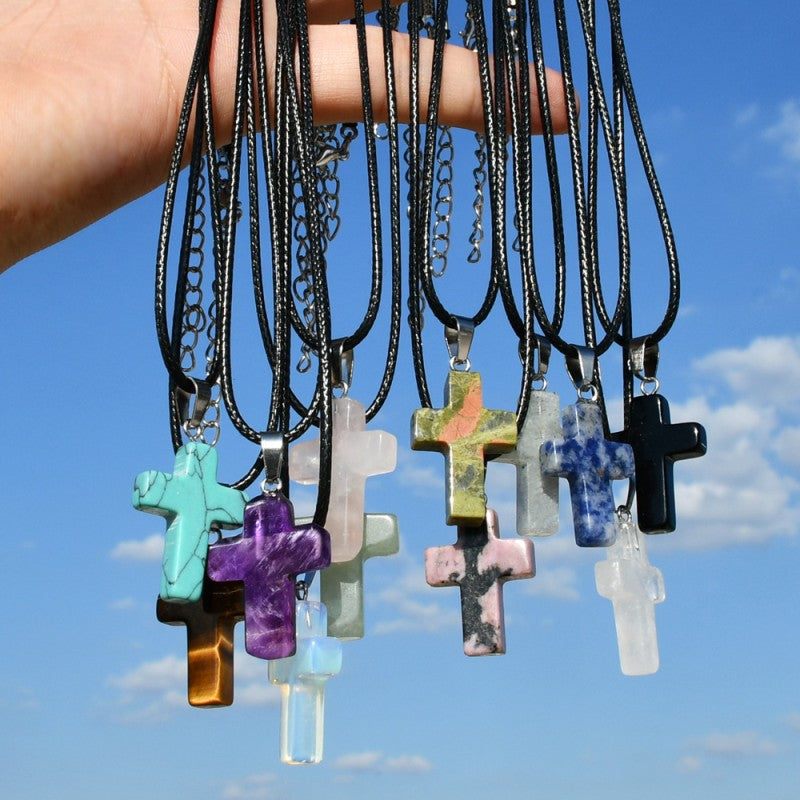 Crystal Cross Necklace