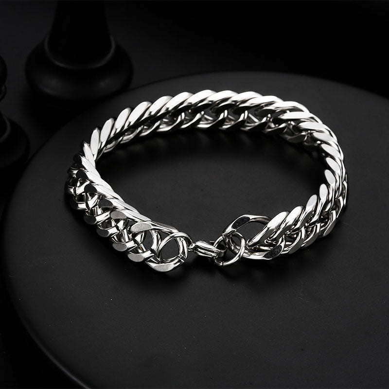 Simple Titanium Steel Bracelet