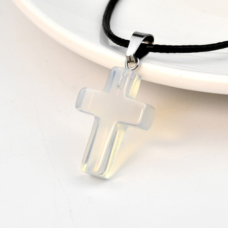 Crystal Cross Necklace