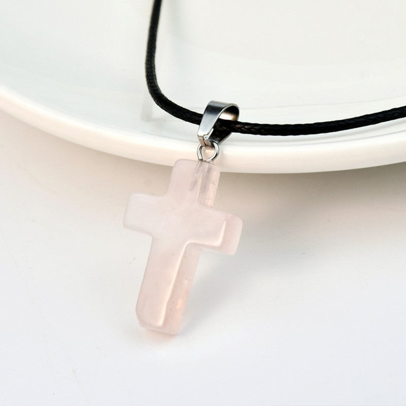 Crystal Cross Necklace