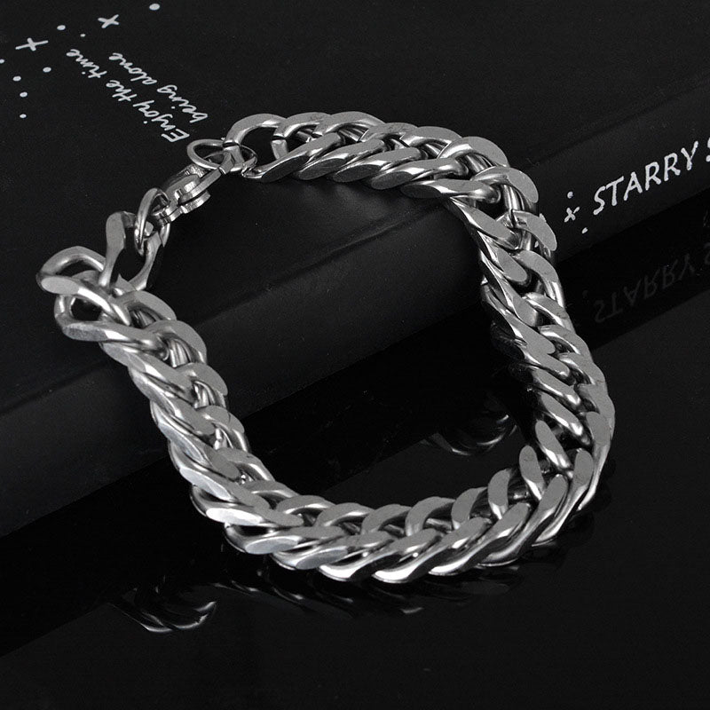 Simple Titanium Steel Bracelet