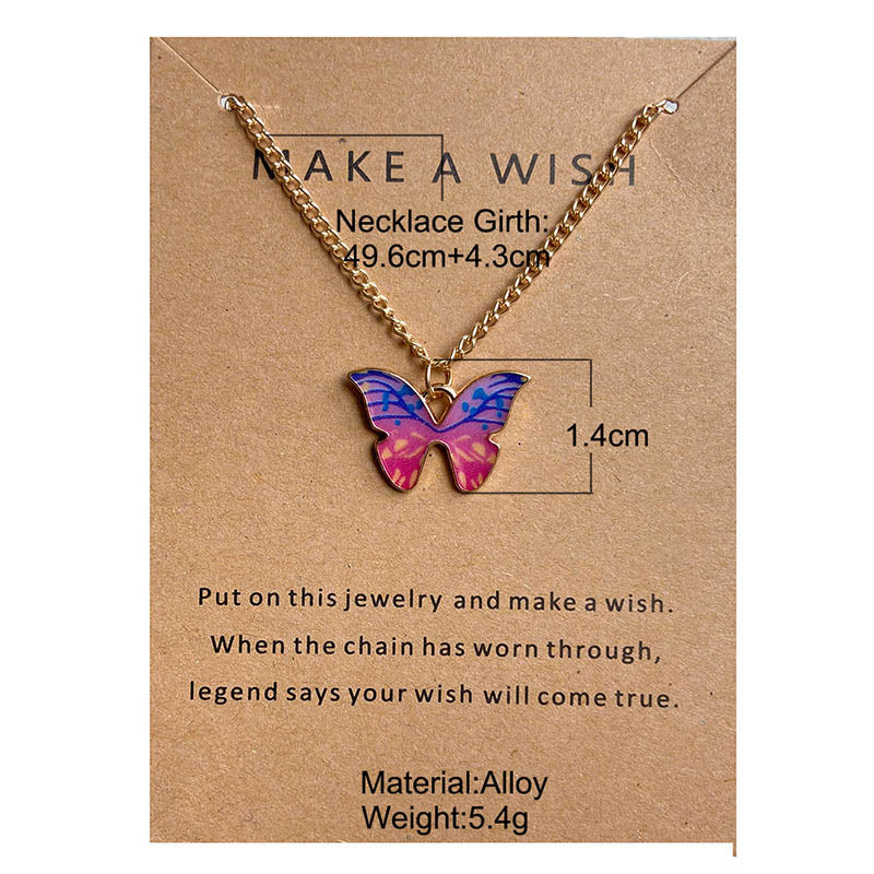 Butterfly Pendant Necklace