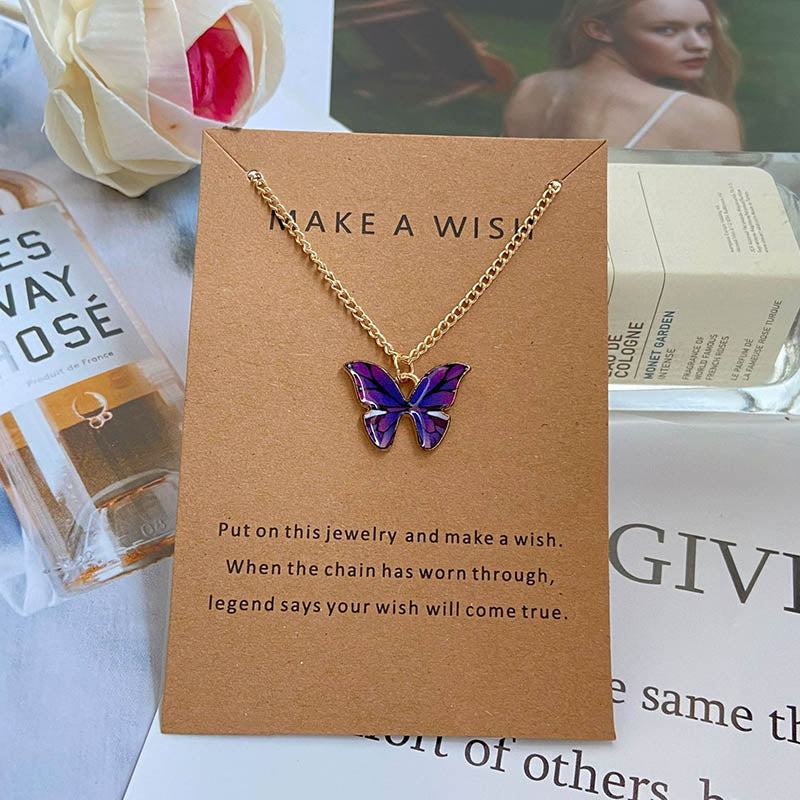 Butterfly Pendant Necklace